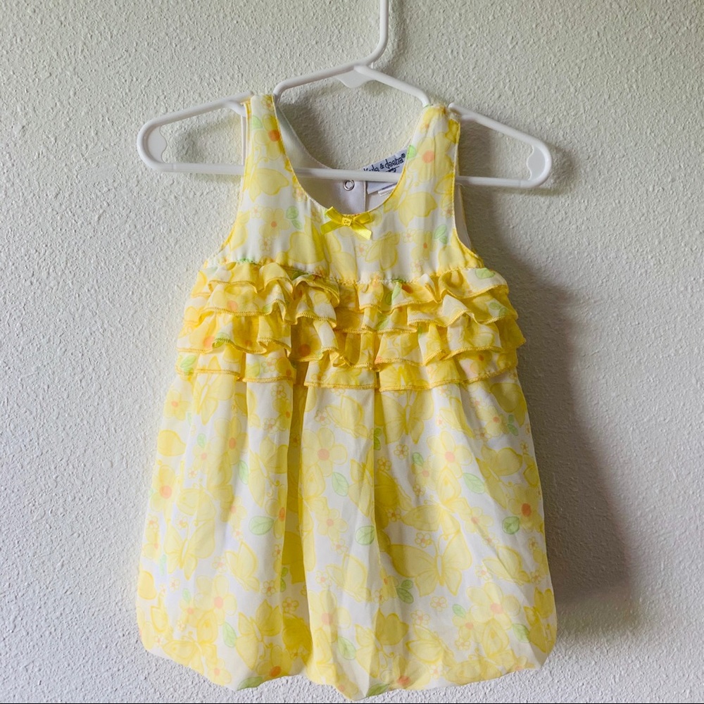 SOLD Yellow Bubble dress by Kyle and Deena